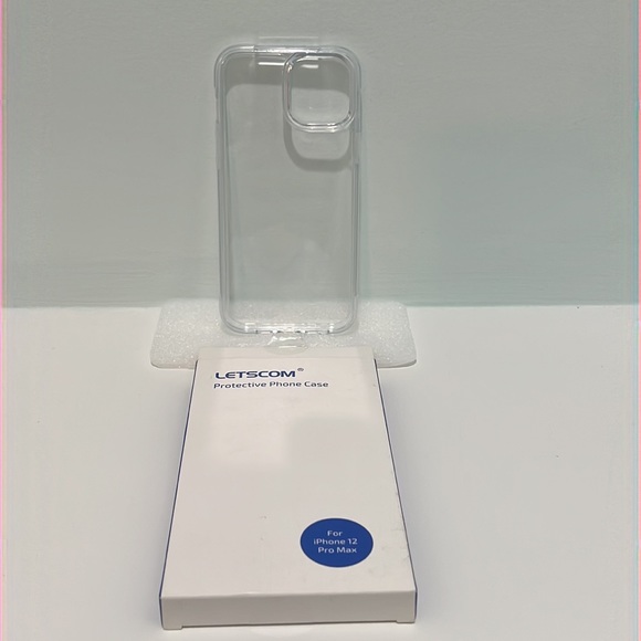 Letscom Protective Phone Case Clear, iPhone 12 Pro Max Military Grade Prot - Picture 5 of 8